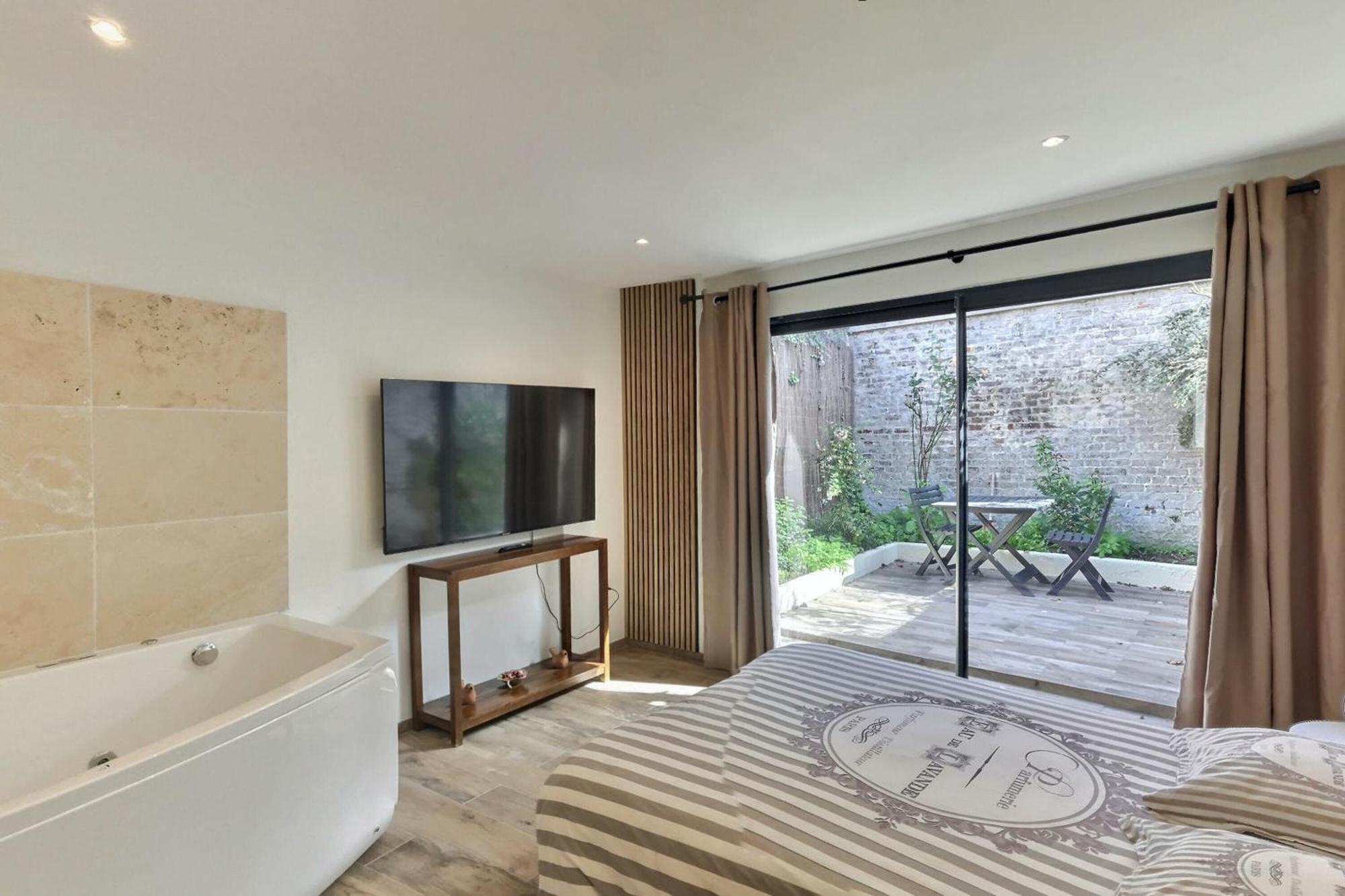 Bel Appartement Rdc Detente Balneo & Cine & Terrasse Proche Centre Gare Амиен Екстериор снимка